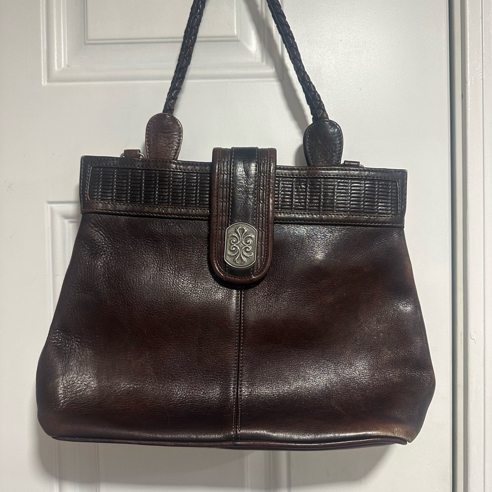 American Eagle Outfitters Dark Brown Leather Shoulder Bag